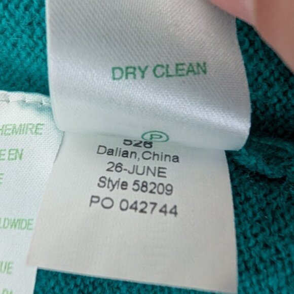 Lilly Pulitzer Cashmere Cardigan Womens Size Small Blue Green Long Sleeve 58209 - Picture 8 of 14